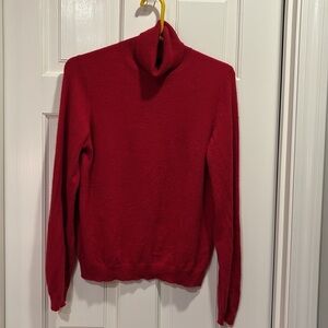 Lands end cashmere turtleneck sweater